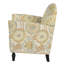 Fauteuil d'appoint avec pieds robustes