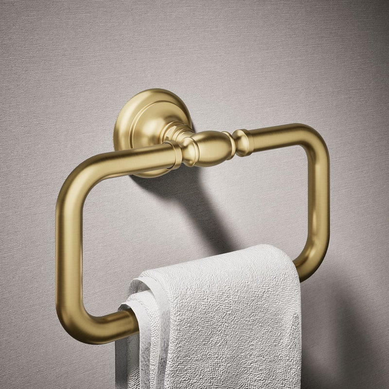 Artifacts® Towel Ring, Vibrant Brushed Moderne Brass