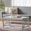 Table basse d'extérieur rectangulaire en bois d'acacia-1186181445