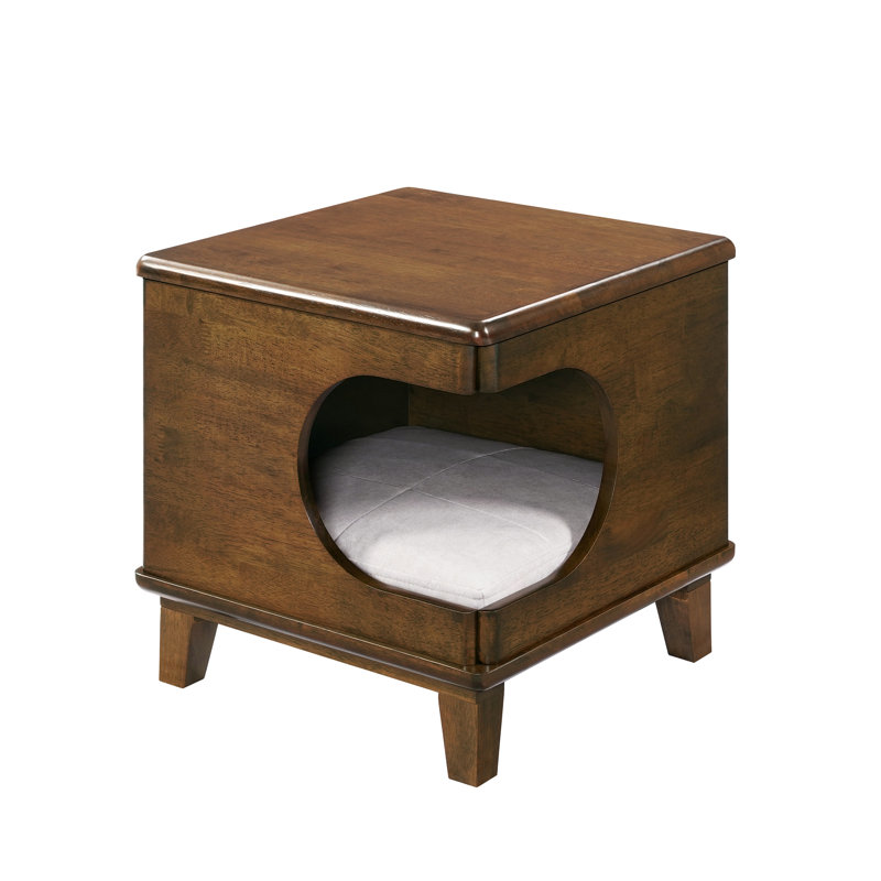Table de bout pour chat avec coussin touffeté Aldercrest