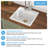Quartz Workstation Kitchen Sink Drop In Single Bowl Kitchen Sink with Accessories-118658702-128836852