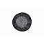 Table basse ronde noire