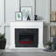 Cambridge Sofia 53-in. Electric Fireplace Mantel with Marble Inlay and Log Display-692170984
