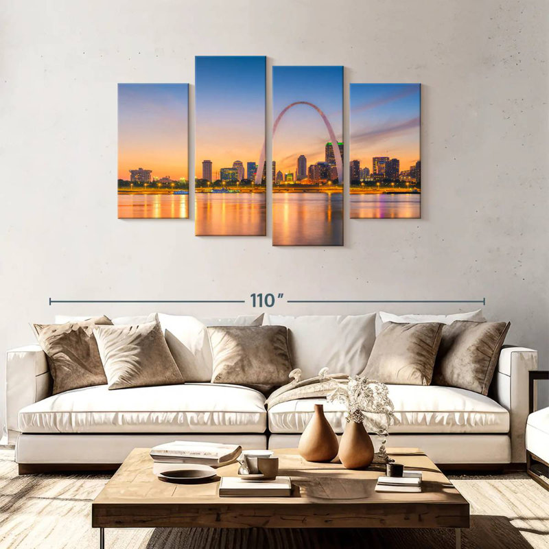 Harpa Saint Louis Gateway Arch, 48" H x 75" W