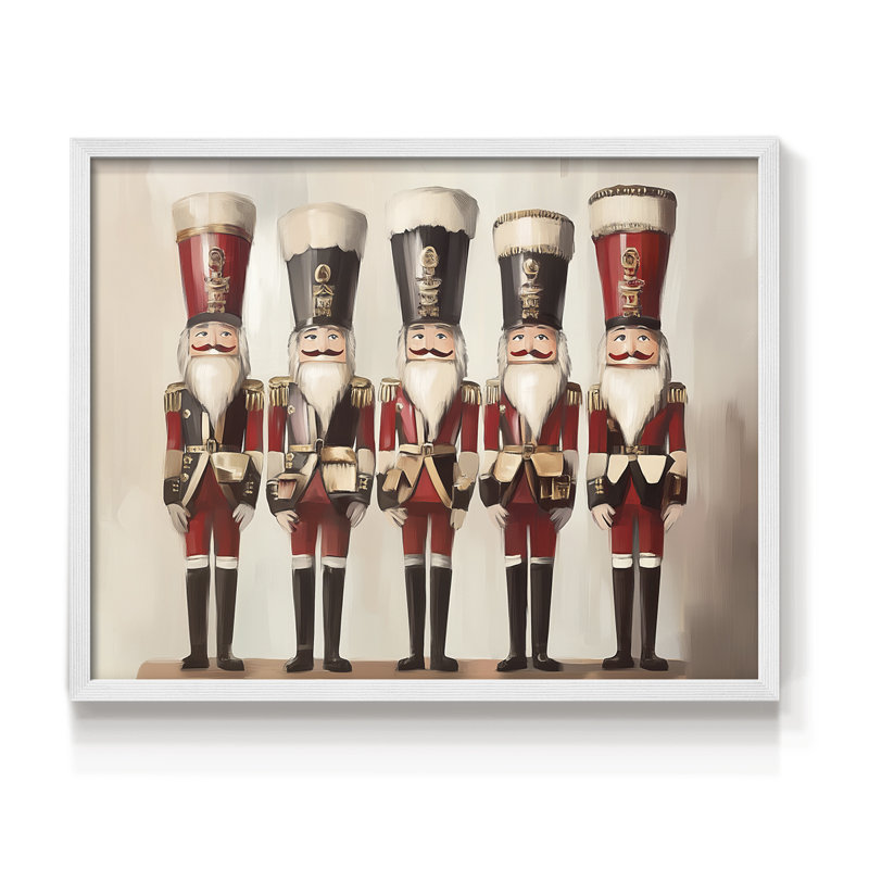 Art de Noël - CML XXIV - Reproduction encadrée - Restickable, H 11 po x l 14 po, Blanc