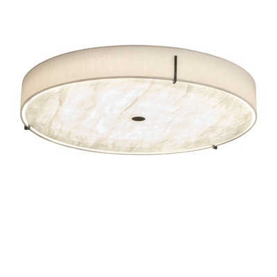 Plafonnier encastré en tissu 30 po DEL