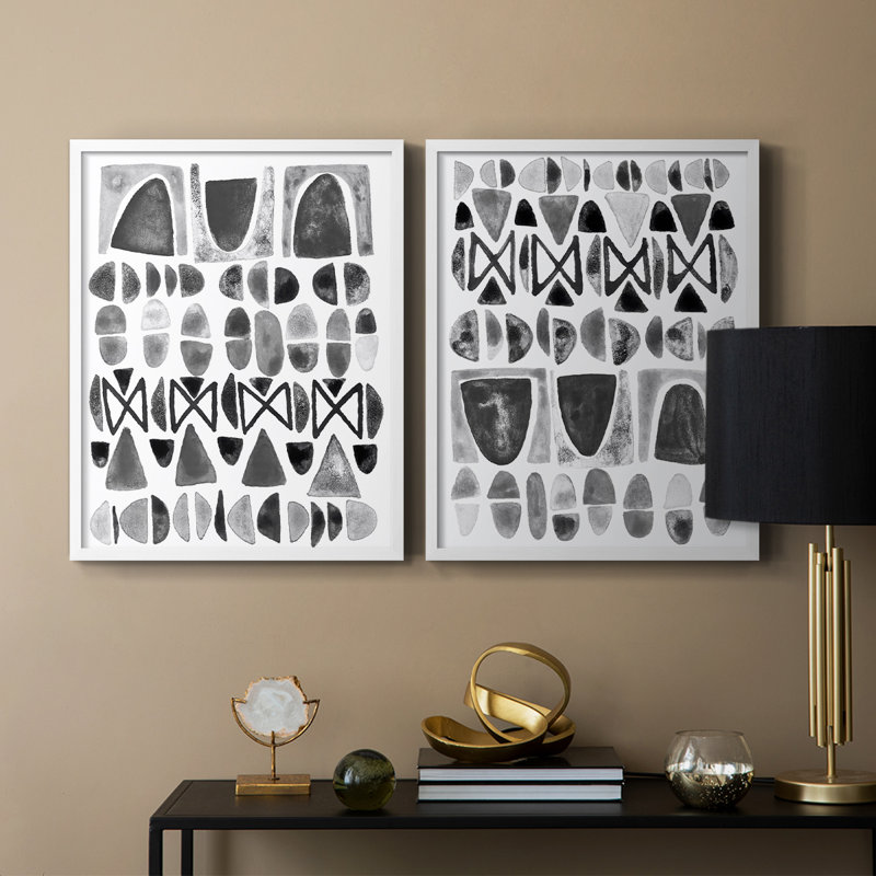 Impression encadrée I-Premium de Grey Arches - prête à être accrochée - aucun clou requis - aucun clou requis, Blanc