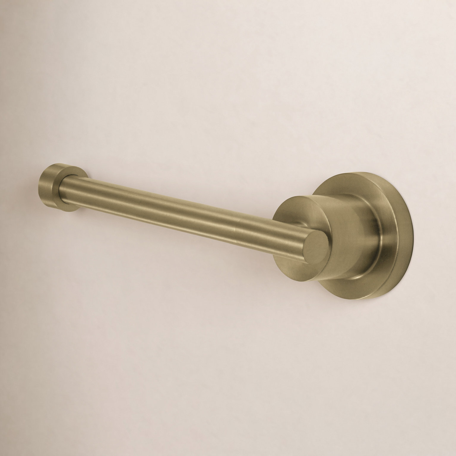 Concord Toilet Paper Holder, Brushed Brass