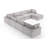 Nuccio 8-Piece Minimalist Modern Soft-Upholstered Sectional With Ottoman