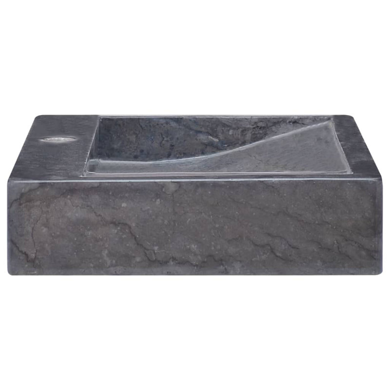 Petit lavabo de comptoir VidaXL, Noir