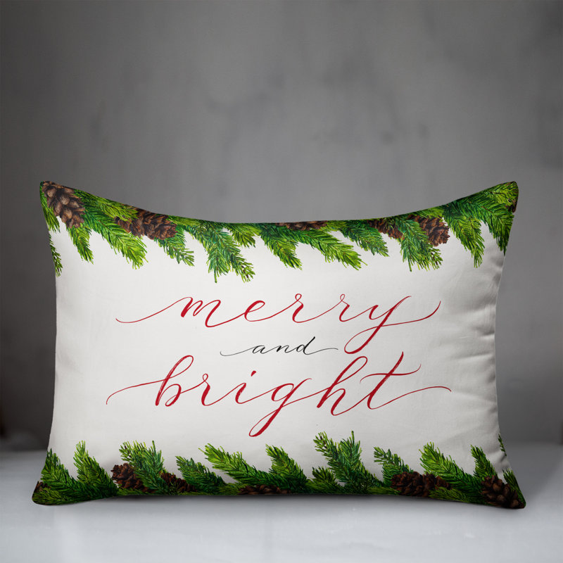  Coussin Merry and Bright, Housse de coussin seulement - sans coussin