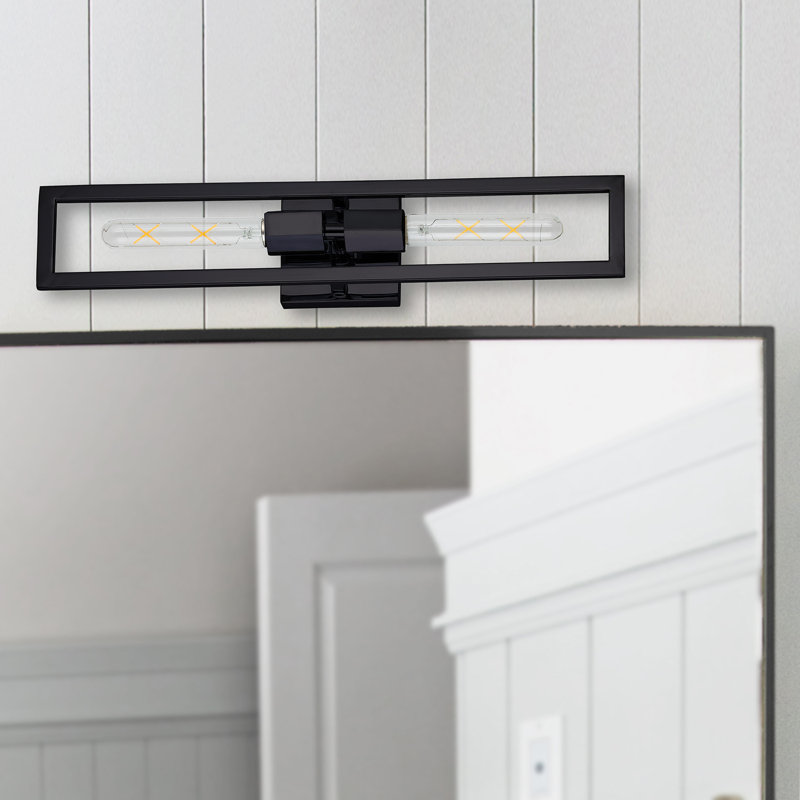 Payan Steel Wallchiere, Matte Black, 22" H x 4.5" W x 2.5" D