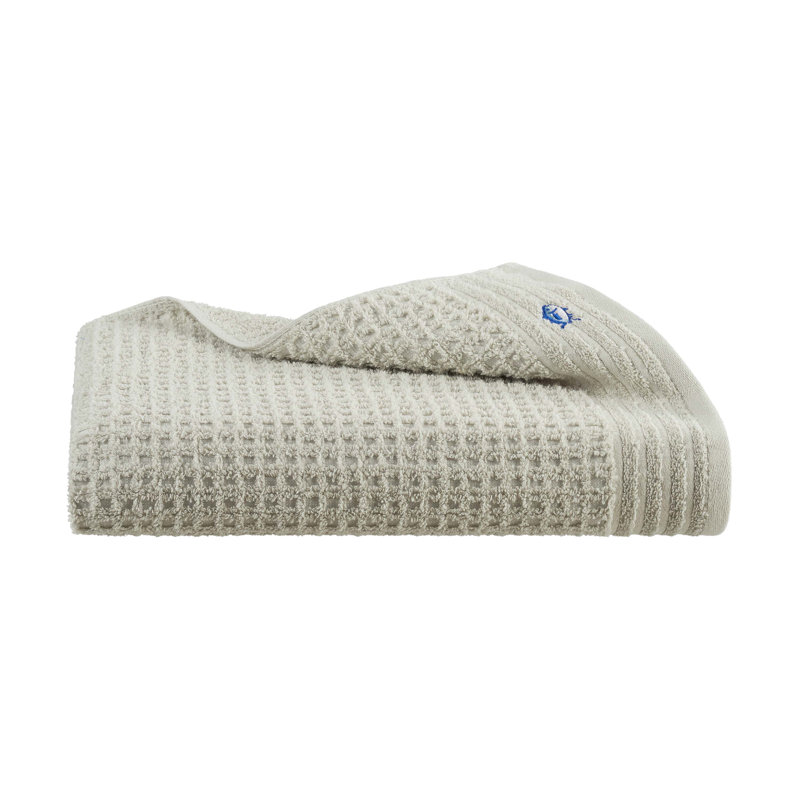 Southern Tide Sculpted Textured Bath Towel, Gray
