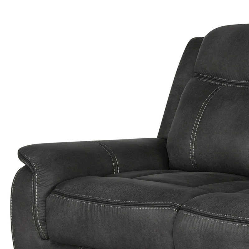 Lars 84.35 " Faux Leather Sofa Reclining