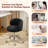 Teddy Fleece Office Chair Swivel Desk Chair With Adjustable Height For Home Office Workspace-2143546977