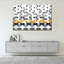Motif géométrique triangulaire sur toile-140788822