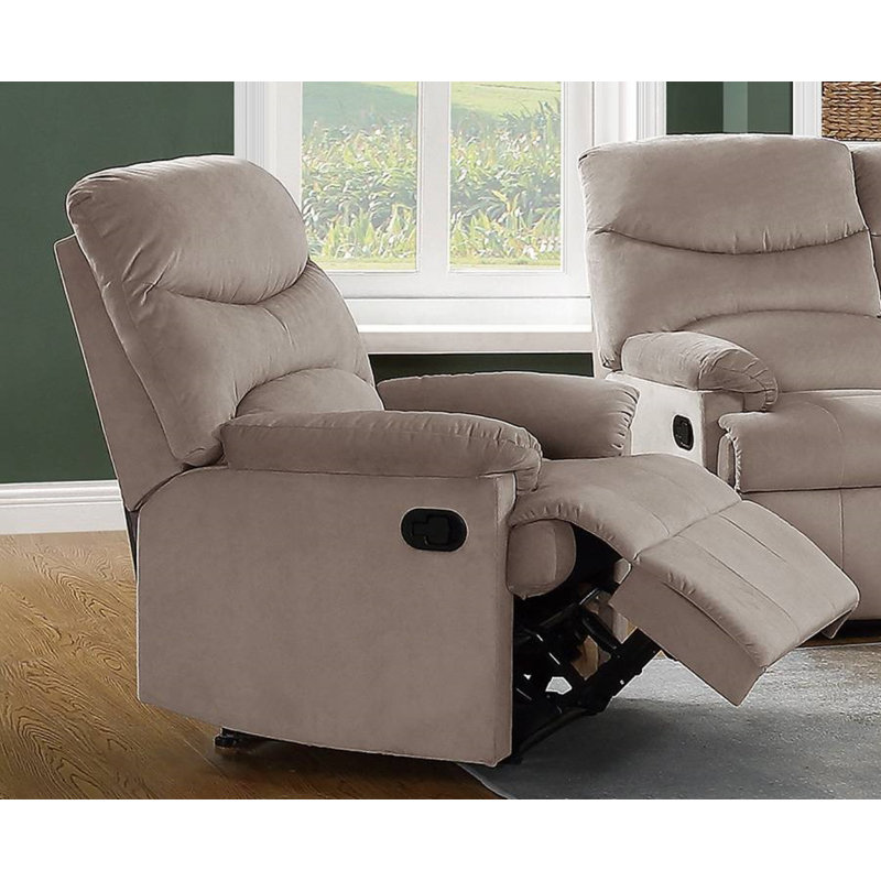 Ginter Manual Recliner, Light Brown