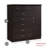 7-Drawer Dresser 47-inch Wide Wood Chest with 2-Locking Drawers, 1-Locking Door, 3-Shelves and Clothing Rod for Bedroom Storage-116069023