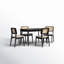 Nancy 4 - Person Four Leg Dining Set-2085936419-2085936416