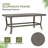 Nettleton 1-Piece Aluminum Outdoor Coffee Table