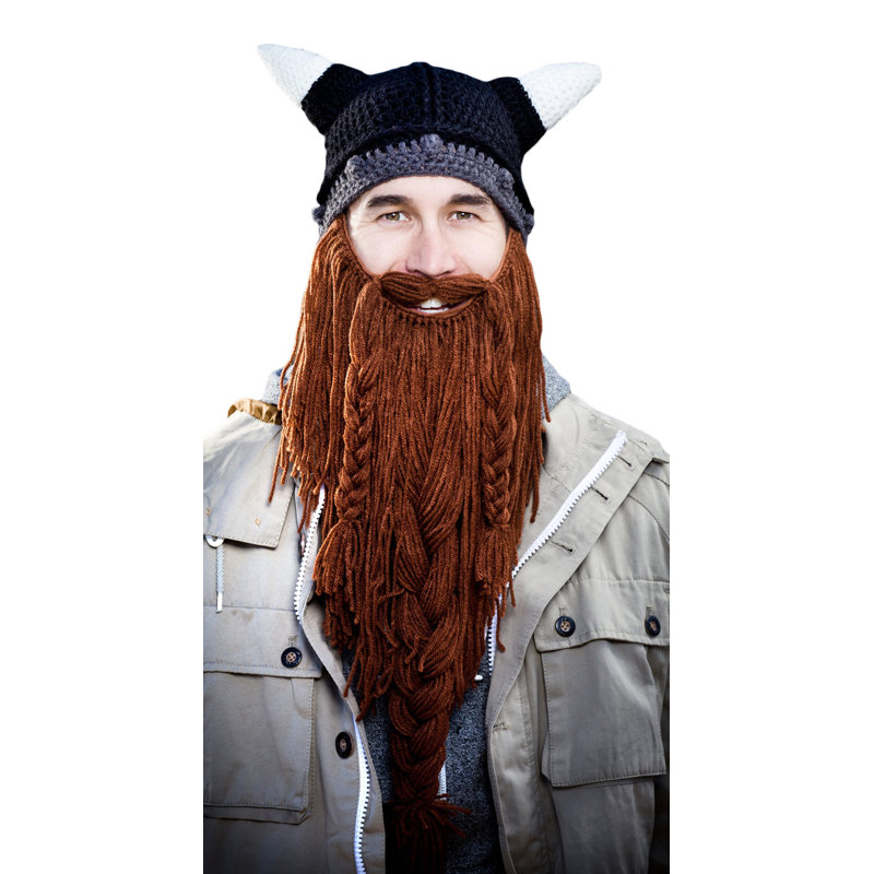 Pilier barbare barbe, noir, Brun