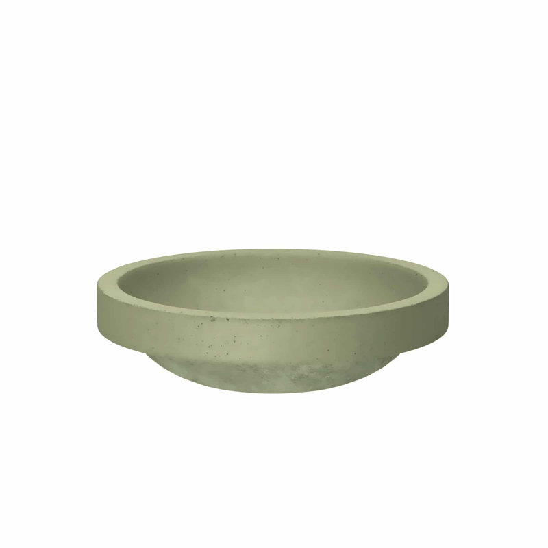 Tolosa Stone Handmade Oval Drop-in Bathroom Sink, Sage