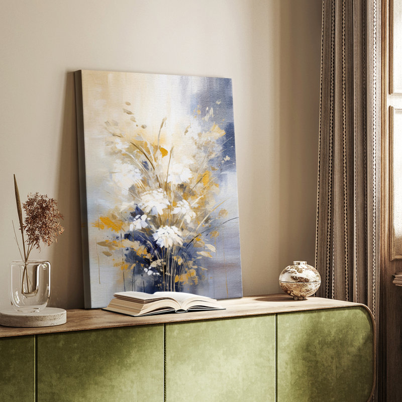 FLORAL Series CCLXXX -Custom Wrapped Gallery Cavas, 27" H x 18" W