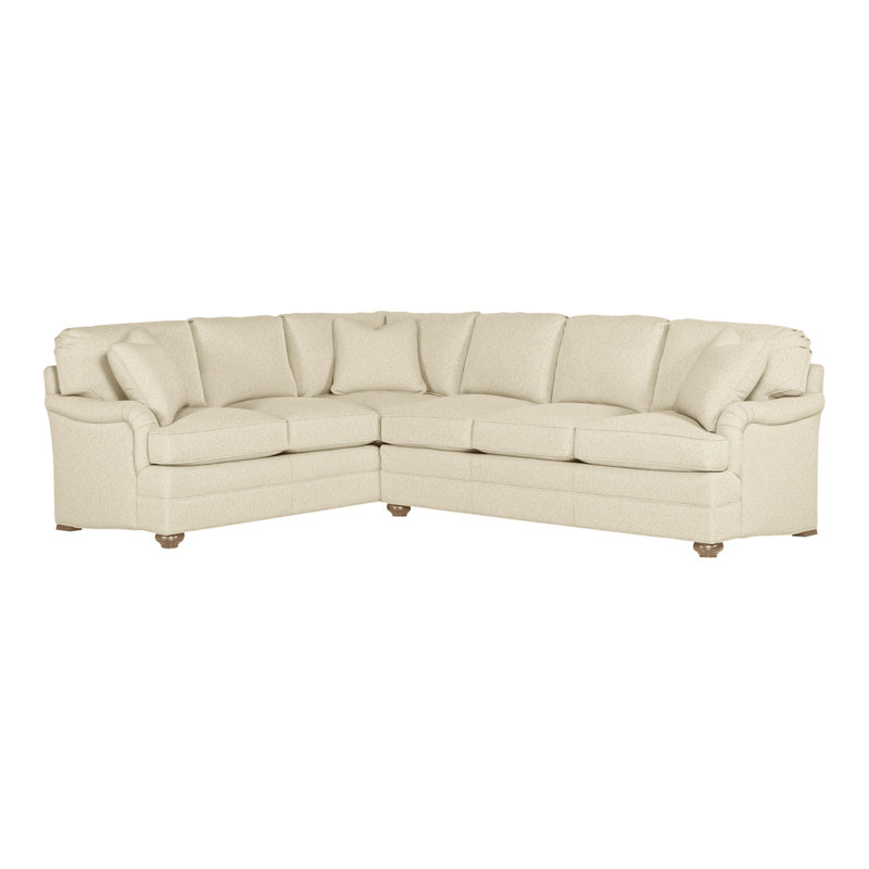East Lake Upholstered L-Shaped Sectional Left Hand Facing, Kimoni Natural, Hampton