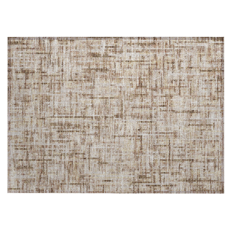 Machine Washable Indoor/Outdoor Colman ACN2130 Striped Rug