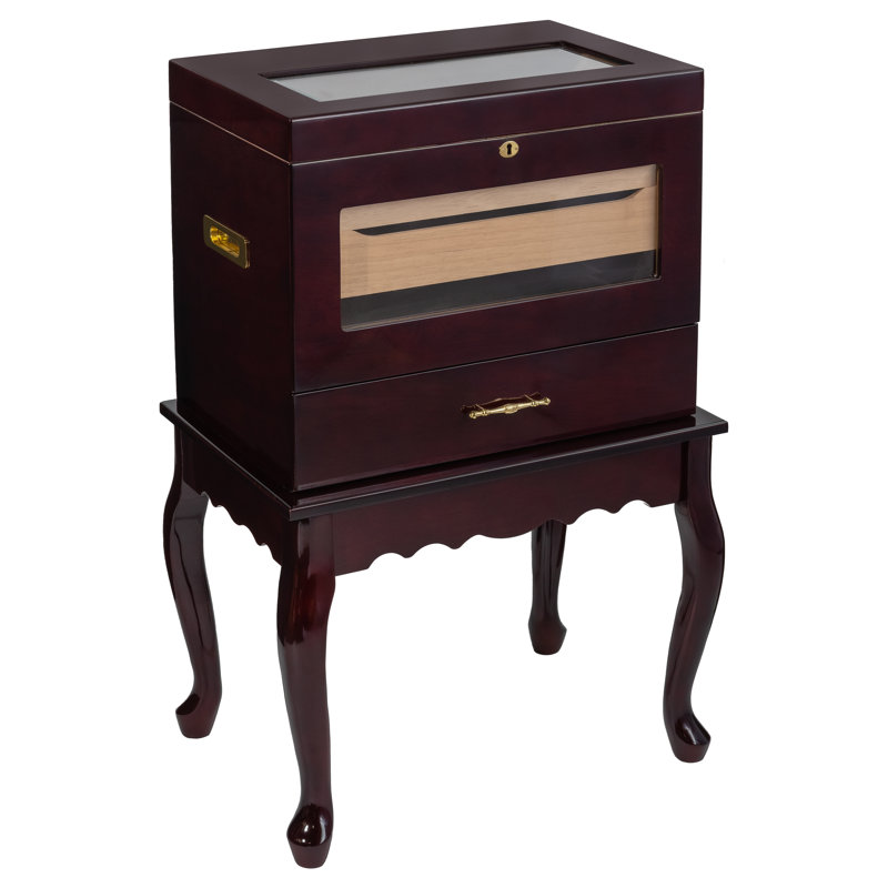Geneve Cigar Humidor Elegant Design 500 Cigar Capacity