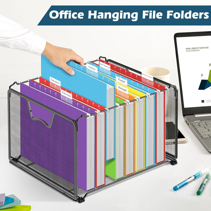 24-pack 1" Expansion Hanging File Folders