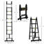10 - Step Aluminum Folding Extension Ladder