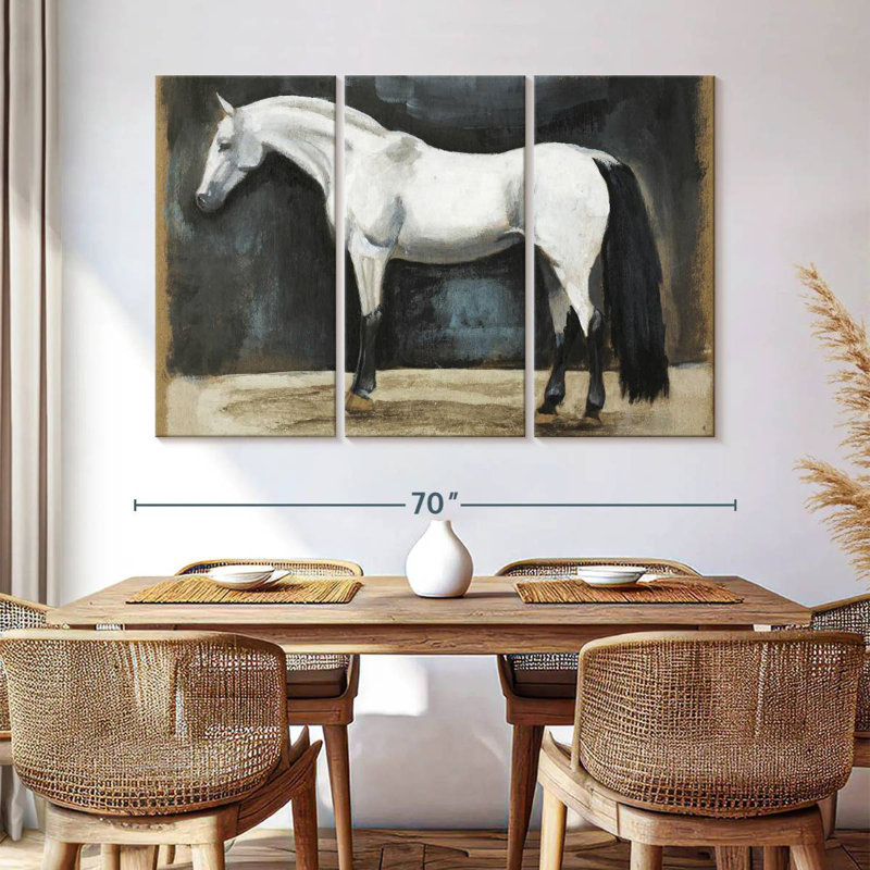 Brampt Equestrian Studies II, 42" H x 65" W