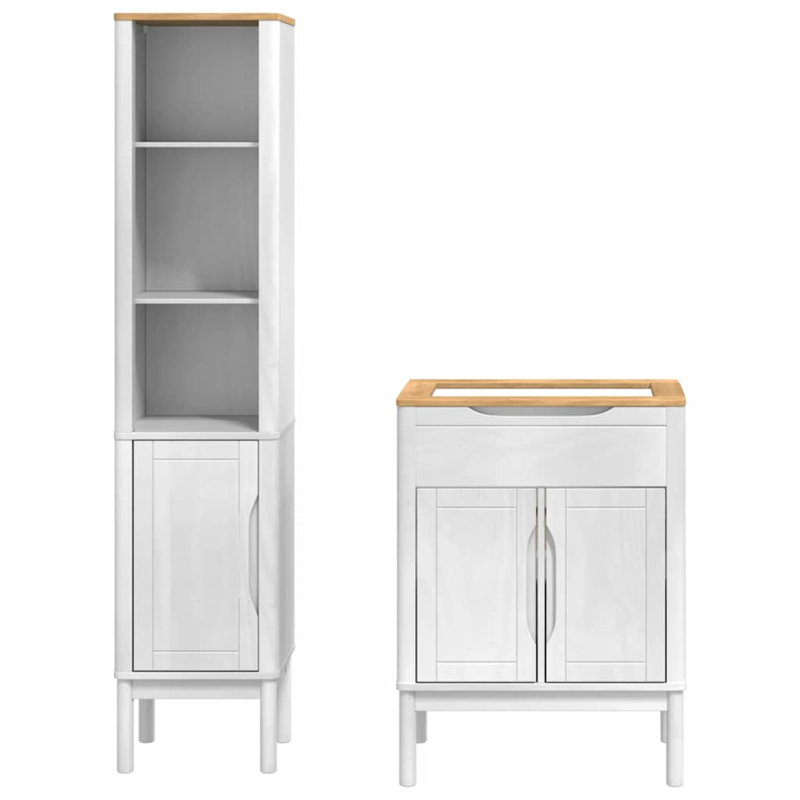 Bathroom Furniture Suite, White