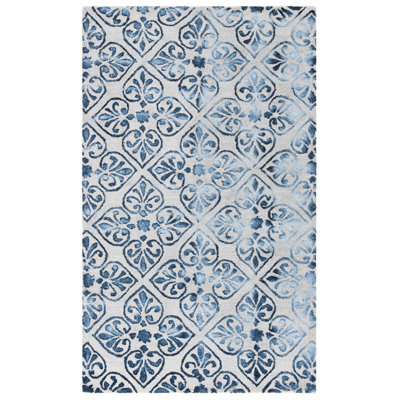 Oakton Hand Tufted Wool Floral Rug