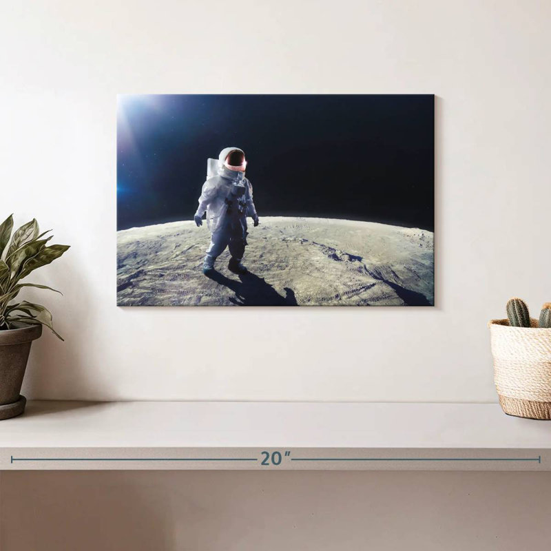 Oberle Moon Astronaut, 8" H x 12" W