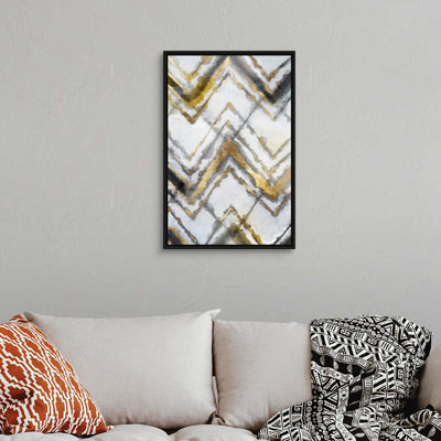 Reproduction d’art sur toile « Tye Dye III Neutral version » par Eva watts