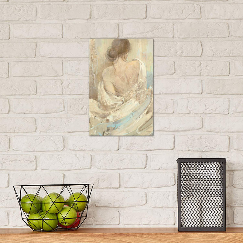 «Abstract figure Study I» par Albena Hristova - reproduction d'art, Toile tendue, H 12 po x l 8 po x P 0,75 po