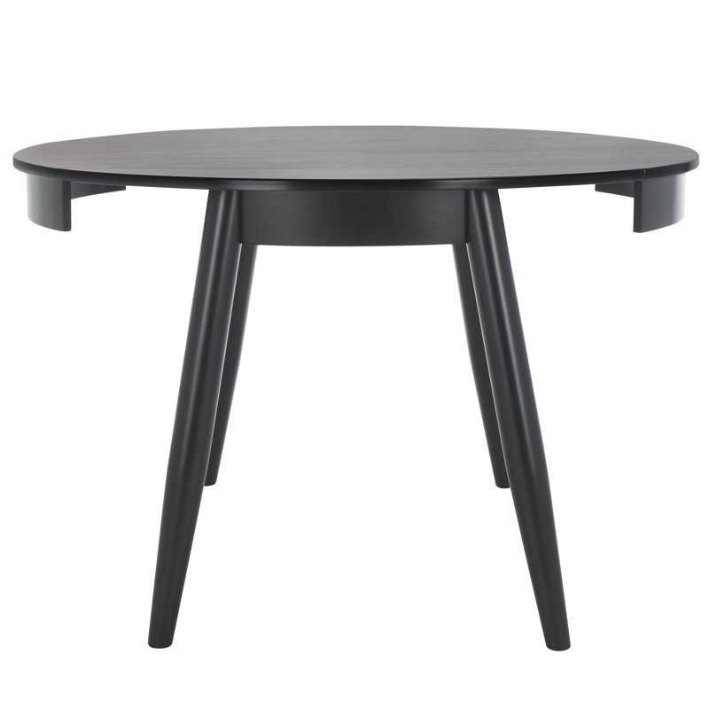 Grishe Folding Round Dining Table, Black