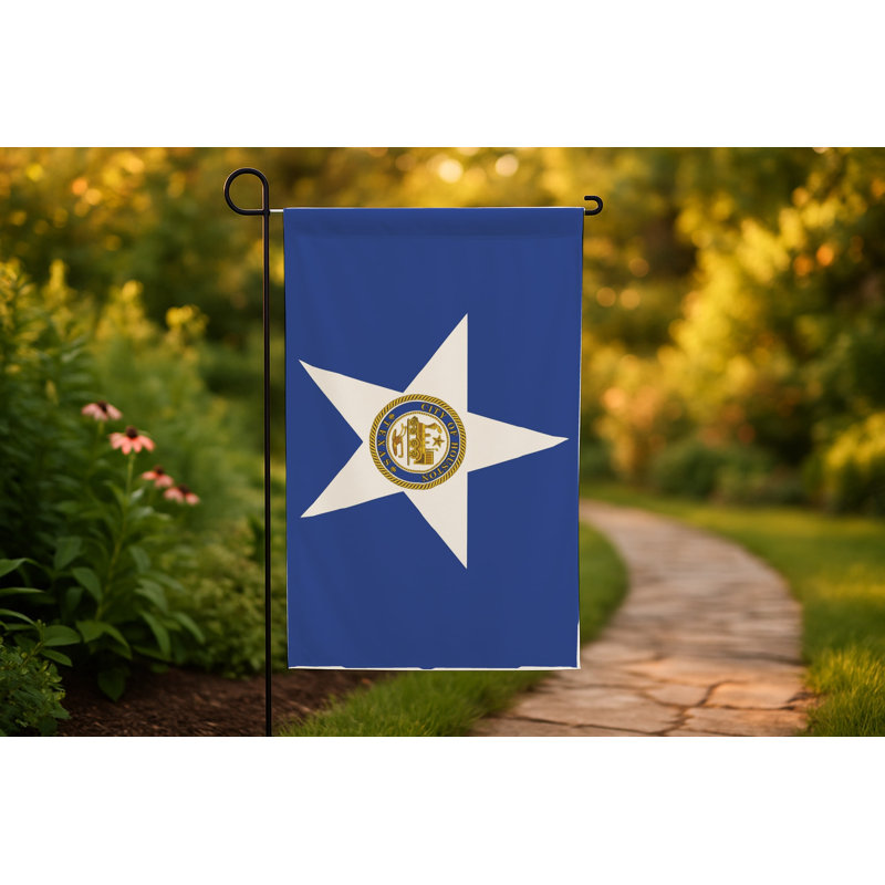 Drapeau de la ville de Houston — Drapeau extérieur, 36" H x 60" W