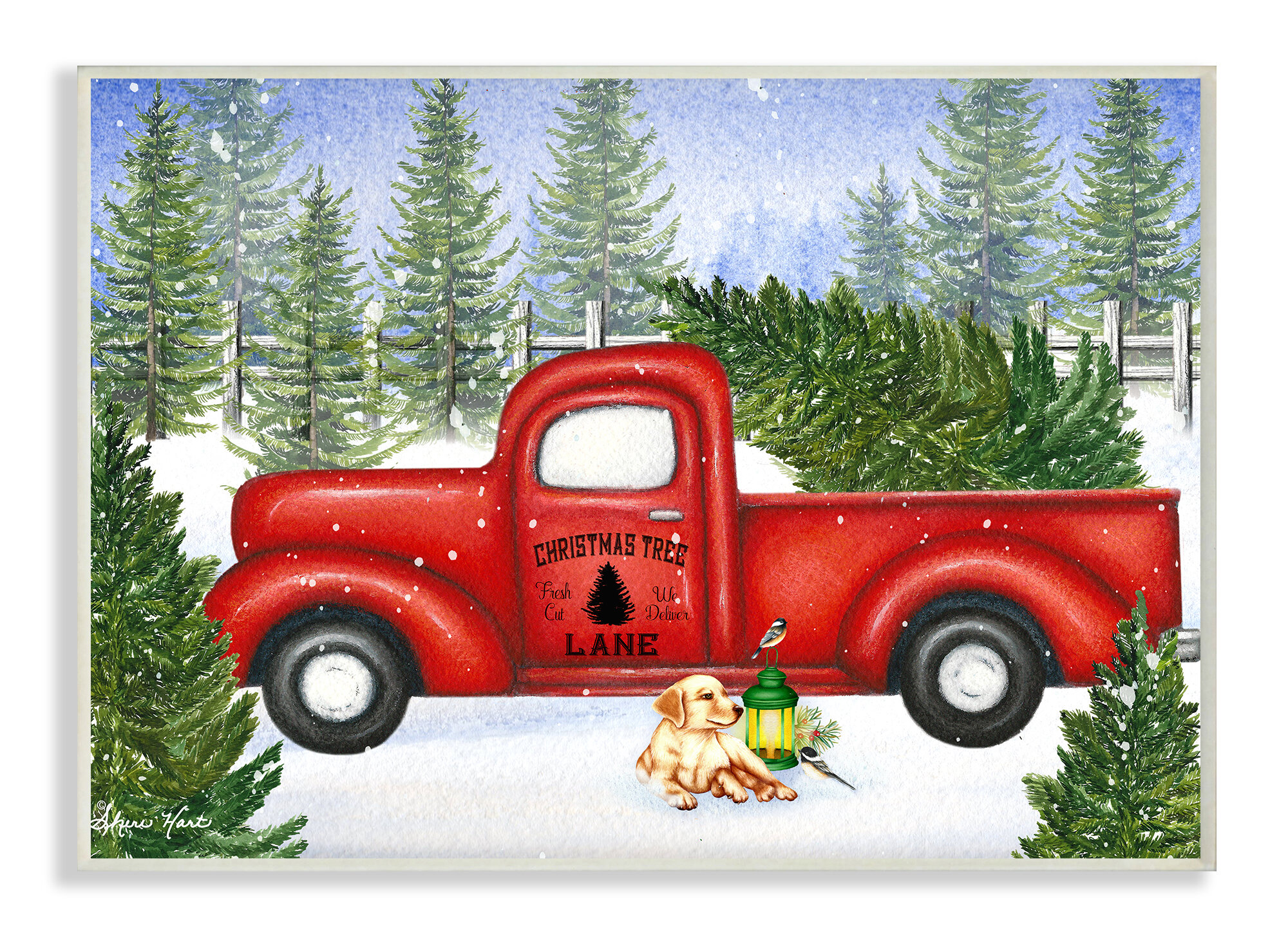 https://assets.wfcdn.com/im/64159585/compr-r85/6133/61334240/holiday-christmas-tree-lane-pickup-truck-with-dog-and-lantern-print.jpg