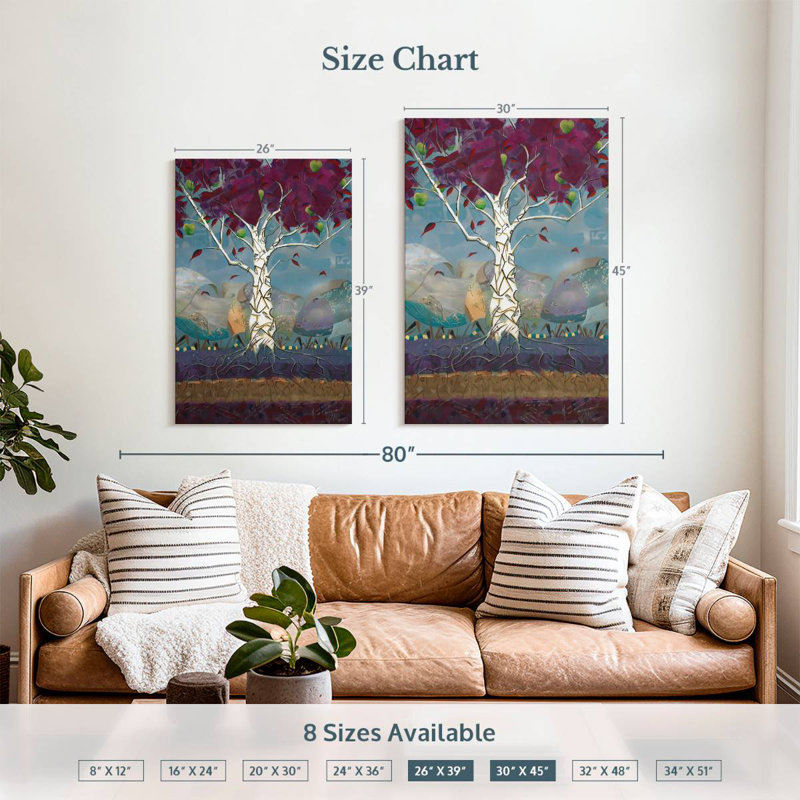 Harnek Natural Tree, 39" H x 26" W