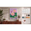 Osaka Lotus Japandi - Wrapped Canvas-1700472422-1700472429