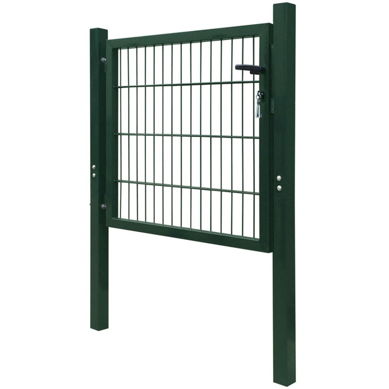 3' x 5' (1.05m x 1.5m) Metal Gate, Green