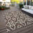 Malek Indoor/Outdoor Area Rug with Non-Slip Backing-682793364