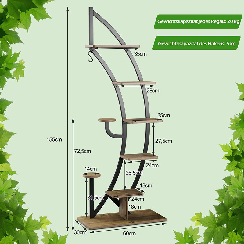 Hurhula Plant Stand - Set of 2