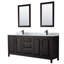 Daria 72" Double Bathroom Vanity Set with Mirror-361335272-361335277-388993196