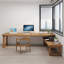Bureau moderne et simple en bois massif de grande et de petite taille-1106656034-1106656036