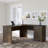60W L Shaped Desk with Storage in Ash Brown-906071869