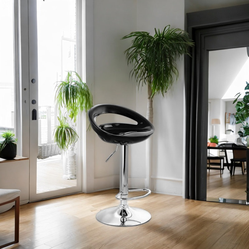 Tabouret réglable Manjeevan, Noir, noir, noir, noir